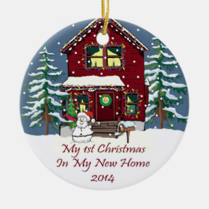2014 My New Home Christmas Ceramic Ornament