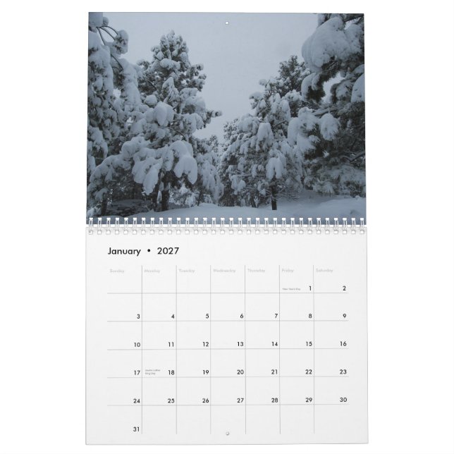 2014 Nature's Wonder Calendar (Jan 2027)