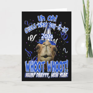 2014 New Year's Hump Day Camel Greeting Cards