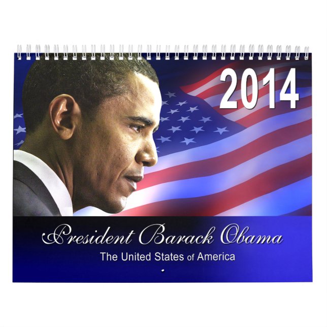 2014 Obama collectible Keepsaké Calendrier I (Protection)