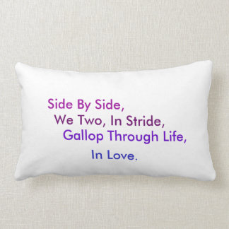 2014 RunequineTM Pillow: Love Lumbar Pillow