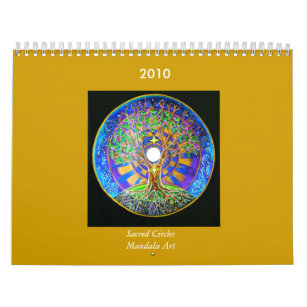 2014 Sacred Circles  Mandala Art  Calendar