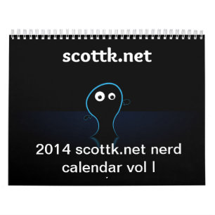 2014 scottk.net nerd comic calendar vol I
