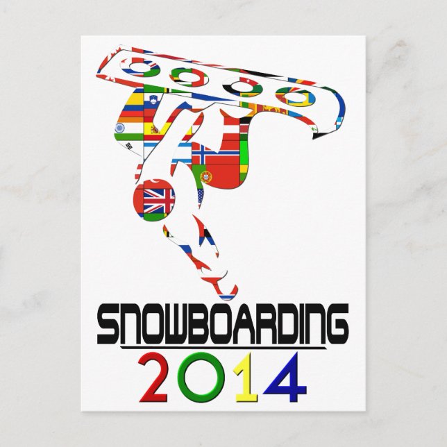 2014: Snowboarding Postcard (Front)