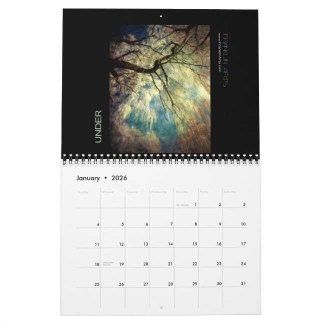2014 Surreal & Abstract Landscape Calendar (Jan 2026)