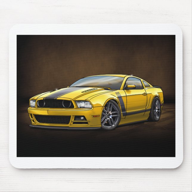 2014 Yellow Boss 302 Mouse Pad (Front)