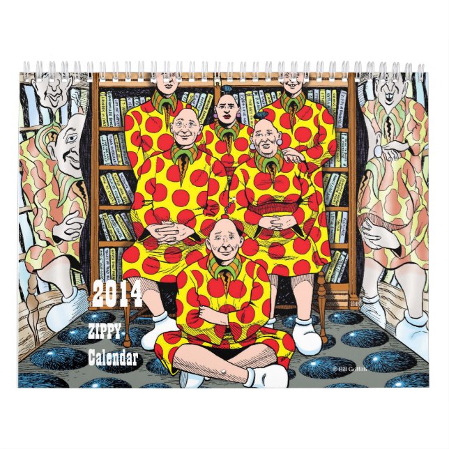 2014 ZIPPY CALENDAR (Cover)