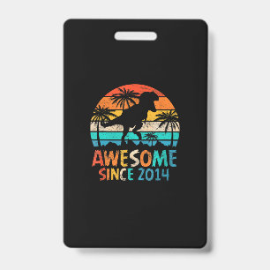 2014s Being Awesome Birthday Tie Dye Badge