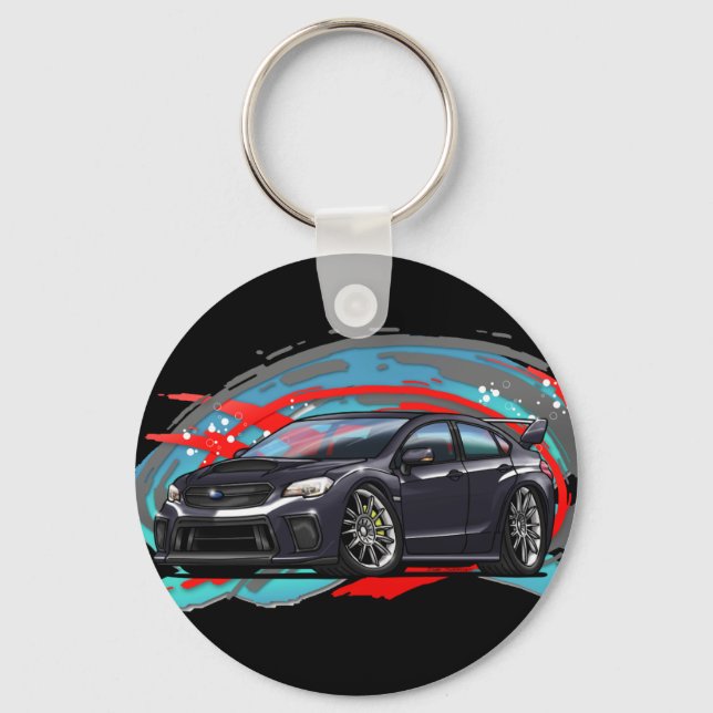 2015-2018 black WRX Keychain (Front)