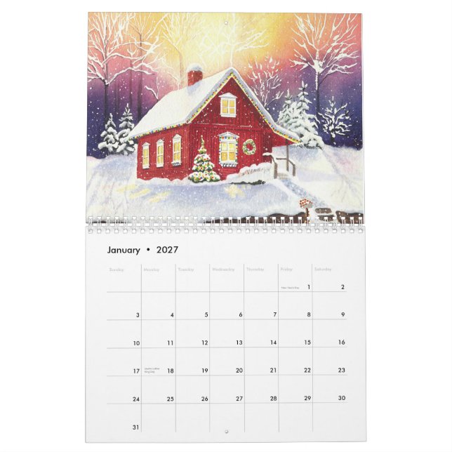 2015 Fine Art Calendar (Jan 2027)