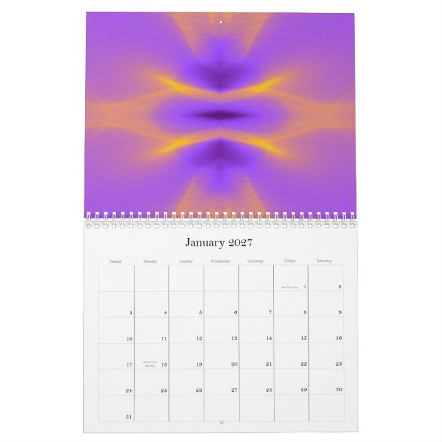 2015 Fractal Art Calendar D (Jan 2027)