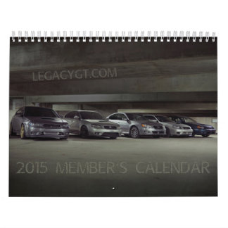 2015 LegacyGT.com Member's Calendar