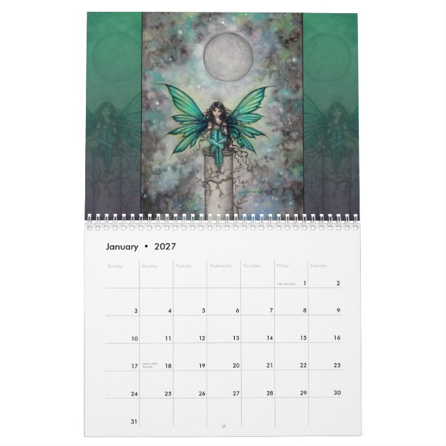 2015 Molly Harrison Fairy and Fantasy Art Calendar (Jan 2027)