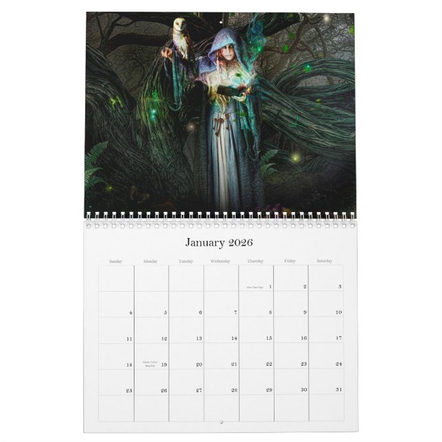 2015 Mystical Ladies & Witchy Women Calendar (Jan 2026)