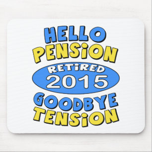 2015 Retirement Mouse Pad