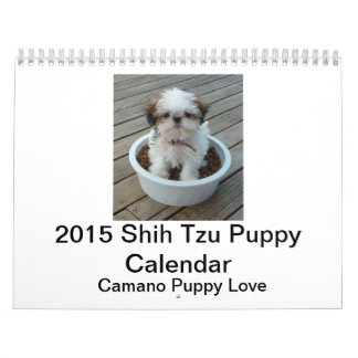 2015 Shih Tzu Puppy Calendar
