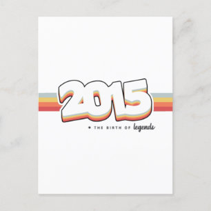 2015 The birth of legends Postcard