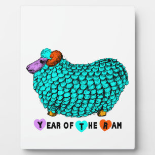 2015 Year of the Ram Sheep or Goat - Plaque