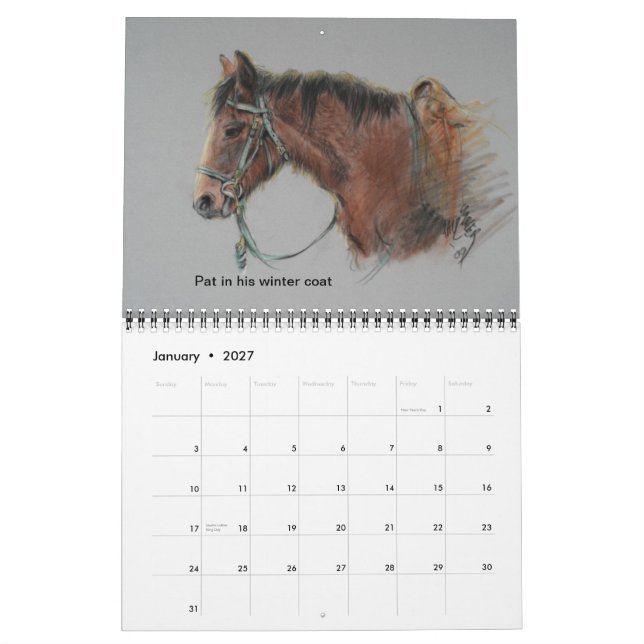 2015Morgan Horse Ranch, PRNS calendar (Jan 2027)
