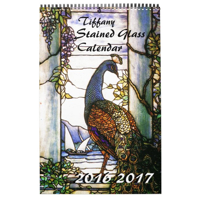 2016 2017 calendriers de nature en verre souillé (Protection)