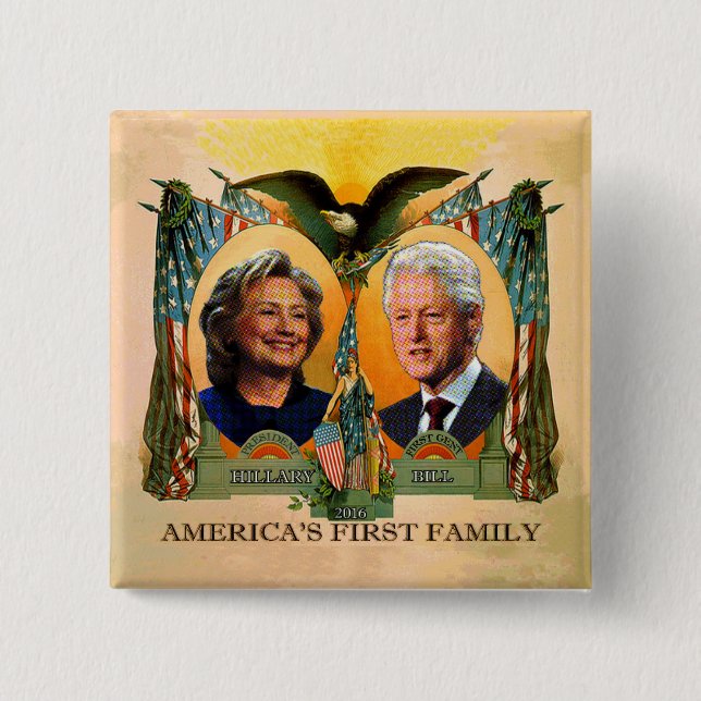 2016 America's First Family 2 Inch Square Button (Front)