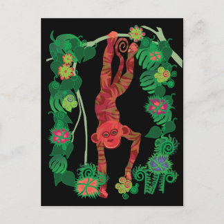 2016 ans des cartes postales de singe
