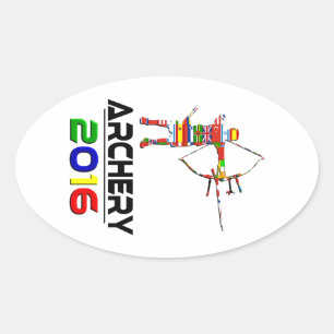 2016: Archery Oval Sticker