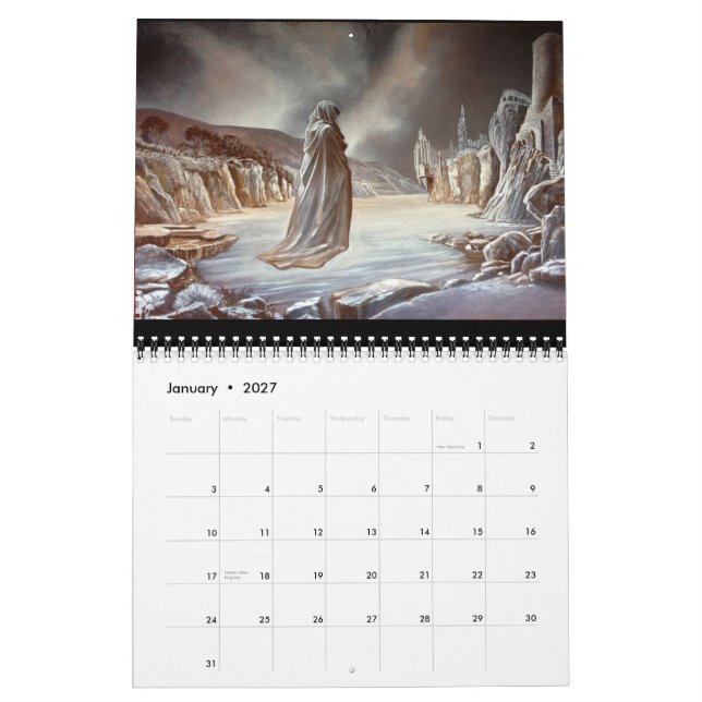 2016 Art Calendar ~ Philip Rubinov Jacobson (Jan 2027)