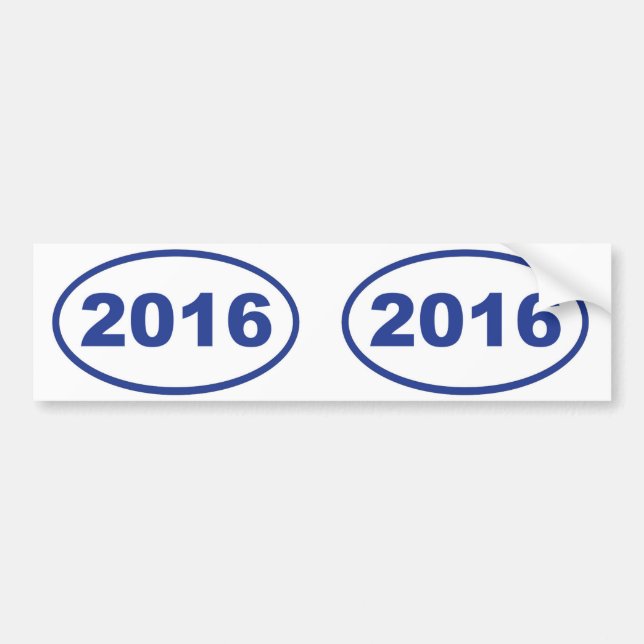 2016 blue bumper sticker (Front)