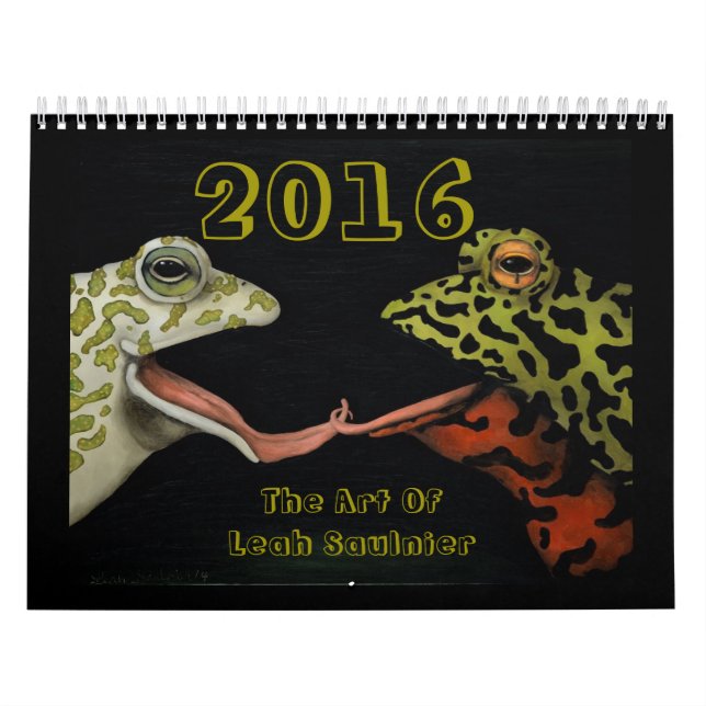 2016 Calendar Art Of Leah Saulnier (Cover)