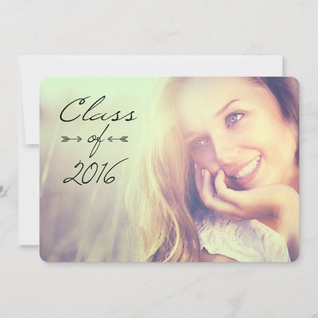 2016 Elegant Graduation Open House Invitations (Front)