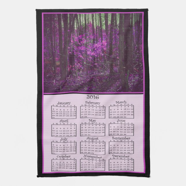 2016 Faded Lavender Dreams Cloth Calendar (Vertical)