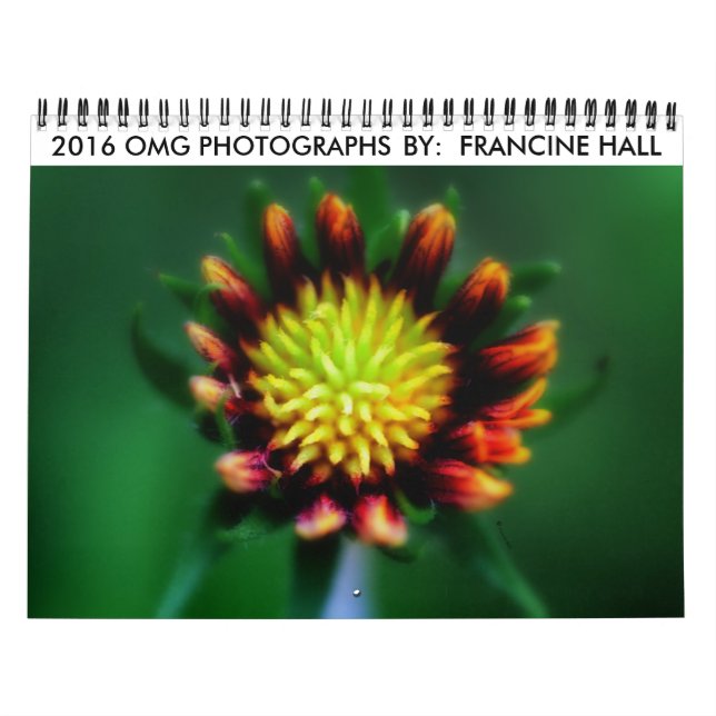 2016 Flower Calendar (Cover)