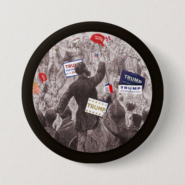 2016 GOP Convention 3 Inch Round Button (Front)