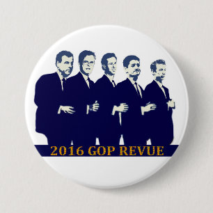 2016 GOP Presidential contenders 3 Inch Round Button
