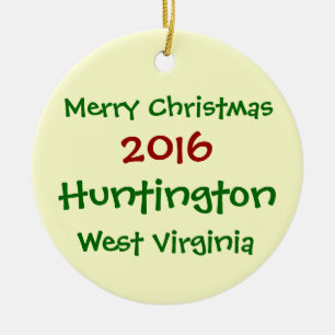 2016 HUNTINGTON WEST VIRGINIA CHRISTMAS ORNAMENT