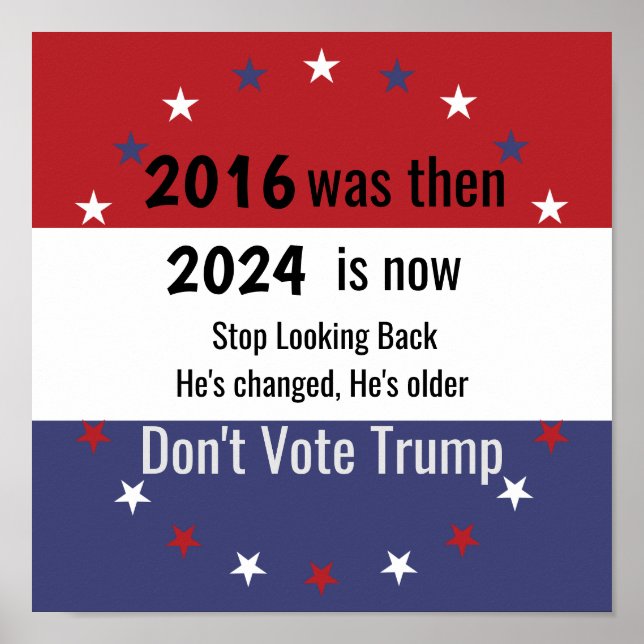 2016 is Gone Vote Harris Poster (Front)