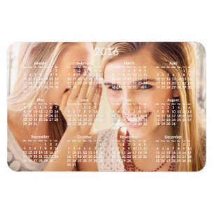 2016 Personalized Calendars Large Flexible Magnets