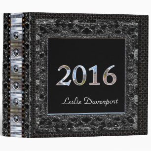 2016 Personalized Monogram Binder