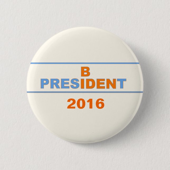 2016 President Biden 2 Inch Round Button (Front)