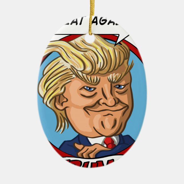 2016 Presidential Election Ceramic Ornament (Front)
