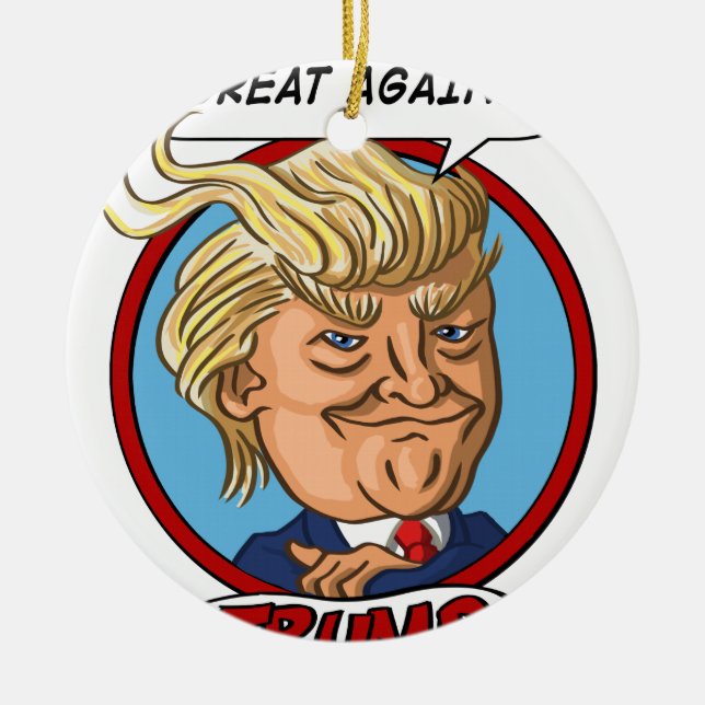 2016 Presidential Election Ceramic Ornament (Front)