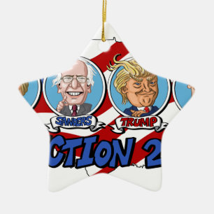 2016 Presidential Election Ceramic Ornament