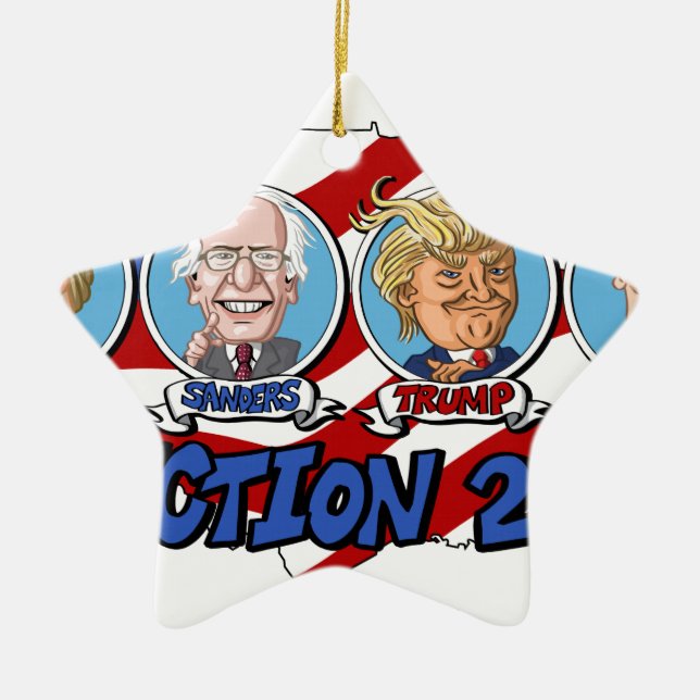 2016 Presidential Election Ceramic Ornament (Front)