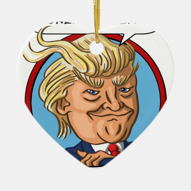 2016 Presidential Election Ceramic Ornament (Front)