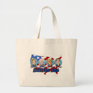 2016 Presidential Election Large Tote Bag