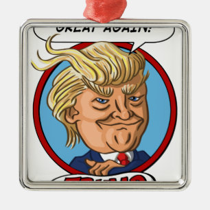 2016 Presidential Election Metal Ornament
