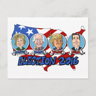 2016 Presidential Election Postcard
