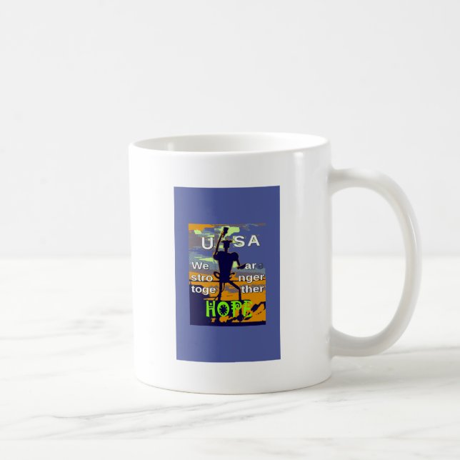 2016 US election Hillary Clinton hope Stronger Tog Coffee Mug (Right)