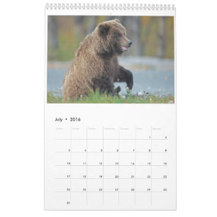 2016 Wildlife Wall Calendar - Birds and Mammals